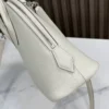 Bolide Evercolor Creamy White Silver Hardware 25cm Full Handmade Phw