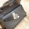 DDMode Hermes CK89 Nior Box Leather Kelly Desordre 20 Silver Hardware
