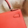 DDMode Whatsapp Hermes Kelly Sellier 28CM 0E Rose Texas Epsom Silver Hardware