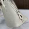 Bolide Evercolor Creamy White Silver Hardware 25cm Full Handmade Phw