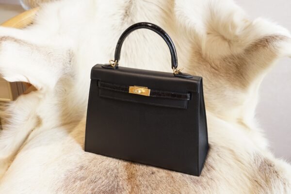 DDMode Hermes CK89 Nior Kelly Sellier 25CM Madame Leather Gold Hardware