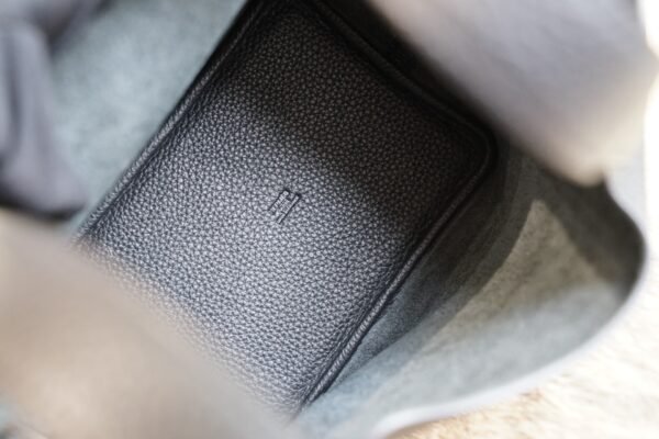 DDMode Hermes Picotin 18CM So Black CK89 Nior Clemence Leather Black Hardware