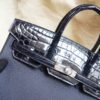 DDMode Wechat Hermes Togo / Shiny Crocodile Touch Birkin 25CM 2Z Blue Nuit