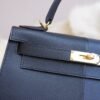 DDMode Whatsapp Hermes 89 Nior / 2Z Blue Nuit Epsom Kelly 28CM Gold Hardware