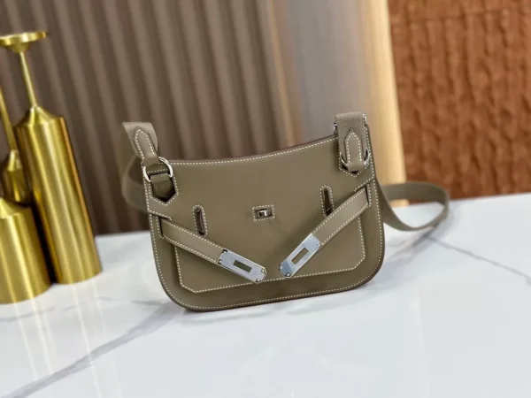 DDMode Factory Jypsiere Swift Etoupe Grey Silver Hardware 23cm Full Handmade