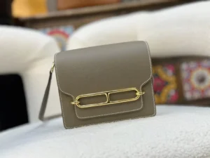 DDMode Factory Roulis Evercolor Ck18 Etoupe Grey Gold Hardware 19cm Full Handmade