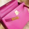 DDMode Factory Hermes Kelly 28CM L3 Rose Purple Chevre Leather Gold Hardware