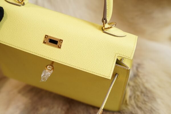 DDMode Wechat Hermes 9R Lime Epsom Leather Kelly 25CM Gold Hardware