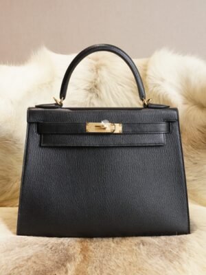 DDMode Wechat Hermes CK89 Nior Chevre Kelly Sellier 28CM Gold Hardware