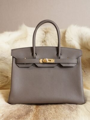 DDMode Whatsapp Hermes 8F Etain Birkin 30CM Togo Leather Gold Hardware