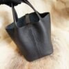 DDMode Hermes Picotin 18CM So Black CK89 Nior Clemence Leather Black Hardware