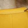 DDMode Factory Hermes Halzan 25CM 9D Jaune Amber Swift Leather Silver Hardware