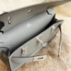DDMode Factory Hermes Jypsiere Mini 0L Gris Meyer Swift Leather Silver Hardware