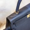 DDMode Whatsapp Hermes 89 Nior / 2Z Blue Nuit Epsom Kelly 28CM Gold Hardware