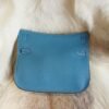 DDMode Factory Hermes Jypsiere 29CM 75 Blue Jean Clemence Silver Hardware