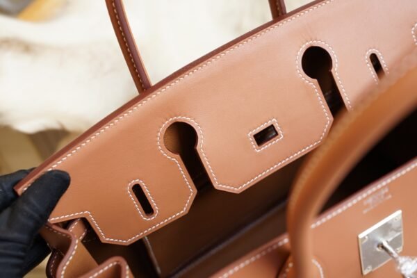 DDMode Wechat Hermes Birkin 30CM CK37 Gold Jonathan Leather Silver Hardware