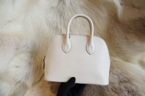 DDMode Whatsapp 8L Beton Chevre Leather Bolide Mini 18CM Silver Hardware