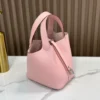 DDMode Factory Picotin Togo New Pink Silver Hardware 18cm Full Handmade