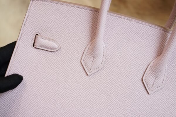 DDMode Whatsapp Hermes Birkin 25CM 09 Mauve Pale Epsom Leather Silver Hardware
