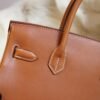 DDMode Factory Hermes 34 Fauve Barenia Leather Birkin 30CM Silver Hardware
