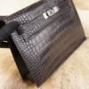 Hermes CK89 Nior Matte Crocodile Kelly Danse 22CM Silver Hardware