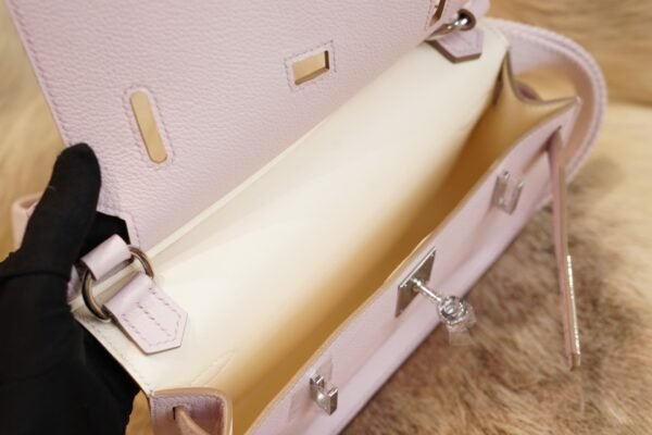 DDMode Factory Hermes 09 Mauve Pale Jypsiere Mini 23CM Evercolor Silver Hardware