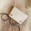 DDMode Hermes 8L Beton / Chai / Etain Epsom Mini Kelly 19CM Silver Hardware