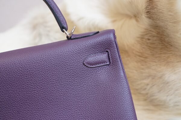 DDMode Hermes P9 Anemone Togo Leather Kelly Retourne 32CM Silver Hardware