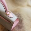 DDMode Hermes T0 Blue Brume / 3Q Rose Sakura Chevre Kelly 25CM Brush Gold