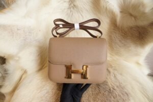 DDMode Hermes D0 Beige De Weimer Evercolor Constance 19CM Gold Hardware