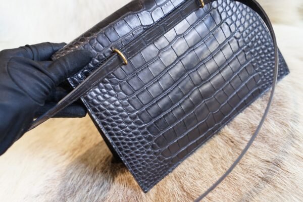 DDMode Hermes Kelly Danse 22CM CK89 Nior Matte Crocodile Gold Hardware
