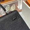 DDMode Factory Kelly Lizard Black Silver Hardware 25cm Full Handmade