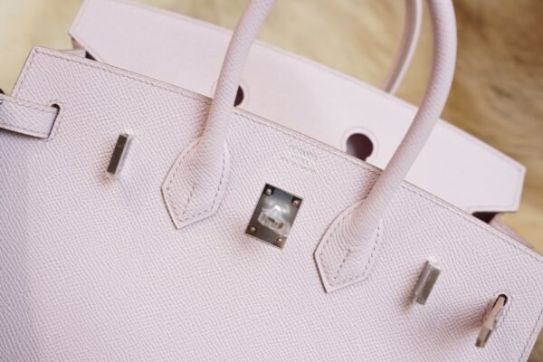 DDMode Whatsapp Hermes Birkin 25CM 09 Mauve Pale Epsom Leather Silver Hardware