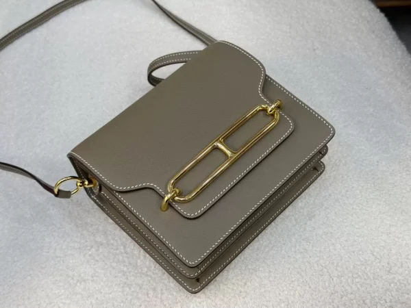 DDMode Factory Roulis Evercolor Ck18 Etoupe Grey Gold Hardware 19cm Full Handmade