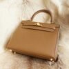 DDMode Hermes Kelly Sellier 25CM 3G Alezan Epsom Leather Gold Hardware