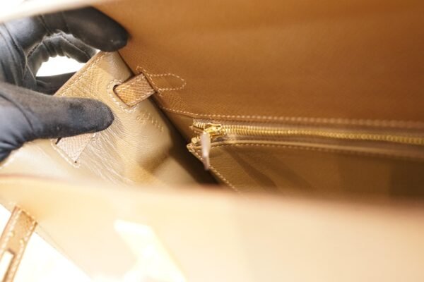 DDMode Hermes Kelly Sellier 25CM 3G Alezan Epsom Leather Gold Hardware