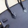 DDMode Wechat Hermes Togo / Shiny Crocodile Touch Birkin 25CM 2Z Blue Nuit