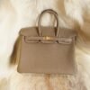 DDMode Whatsapp Hermes 8L Beton Birkin 25CM Togo Leather Gold Hardware
