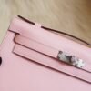 DDMode Whatsapp 3Q Rose Sakura Kelly Pochette 22CM Swift Leather Silver Hardware