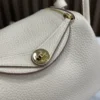 DDMode Factory Mini Lindy Togo Creamy White Gold Hardware 19cm Full Handmade