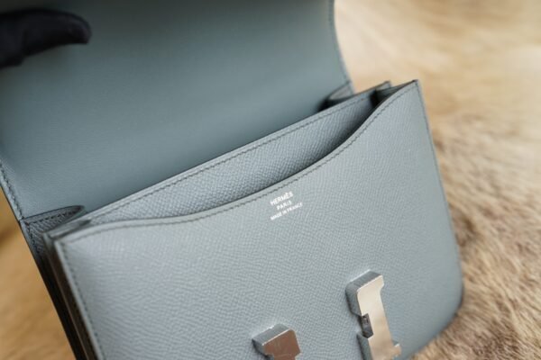 DDMode Factory Hermes Constance 19CM CK63 Vert Amande Epsom Silver Hardware