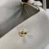 DDMode Factory Mini Lindy Togo Creamy White Gold Hardware 19cm Full Handmade