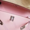 DDMode Whatsapp 3Q Rose Sakura Kelly Pochette 22CM Swift Leather Silver Hardware