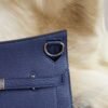 DDMode Hermes CK73 Blue Saphir Jypsiere 29CM Clemence Leather Silver Hardware