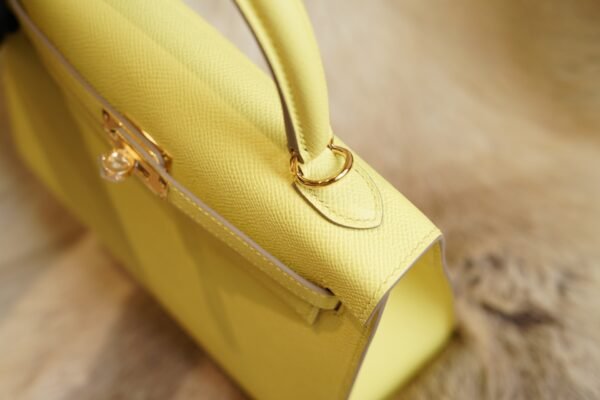 DDMode Wechat Hermes 9R Lime Epsom Leather Kelly 25CM Gold Hardware