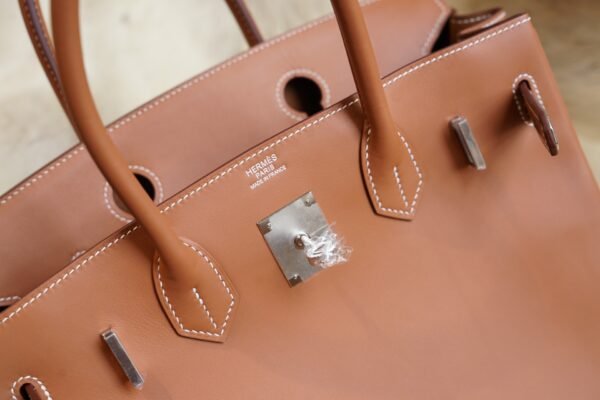DDMode Wechat Hermes Birkin 30CM CK37 Gold Jonathan Leather Silver Hardware