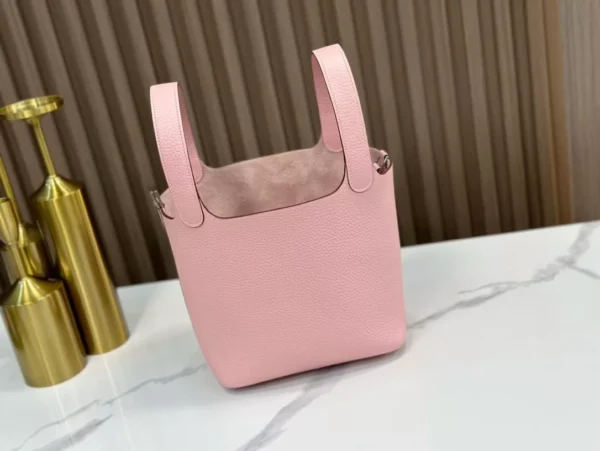 DDMode Factory Picotin Togo New Pink Silver Hardware 18cm Full Handmade