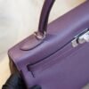 DDMode Hermes P9 Anemone Togo Leather Kelly Retourne 32CM Silver Hardware