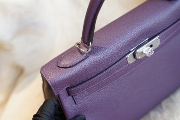 DDMode Hermes P9 Anemone Togo Leather Kelly Retourne 32CM Silver Hardware