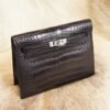 Hermes CK89 Nior Matte Crocodile Kelly Danse 22CM Silver Hardware